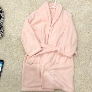Pink bath robe
